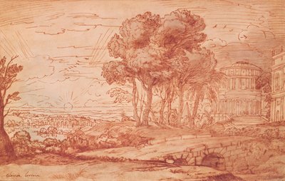 The Temple of Apollo on the island of Delos, c.1648 by Claude Lorrain